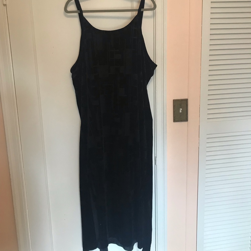 Vintage Plus Size Velvet Tank Dress
